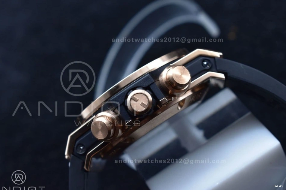 Rainbow Bang Gummy 1:1 Strap 45mm Big A1280 King Best Unico RG on Edition Rainbow ZF 0117